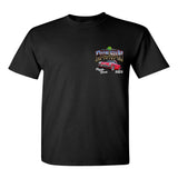 2023 Run to the Sun official car show event t-shirt black Myrtle Beach, SC