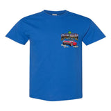 2023 Run to the Sun official car show event t-shirt royal blue Myrtle Beach, SC