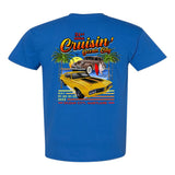 2022 Cruisin official classic car show event t-shirt royal blue Ocean City Maryland