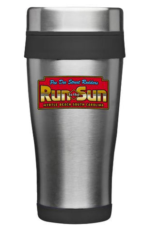 Run to The Sun official car show travel coffee mug Myrtle Beach SC