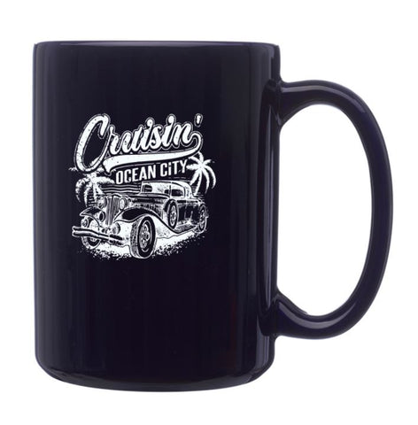 2021 Cruisin Ocean City official car show ceramic coffee mug