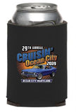 SALE - 2019 Cruisin Ocean City official car show can coolie (pack of 2)