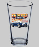 2022 Endless Summer Cruisin Ocean City official car show event glass pint glass cup