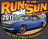 2017 Run to the Sun official car show event gray jacket Myrtle Beach, SC