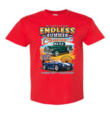 2022 Endless Summer Cruisin classic car show youth t-shirt red Ocean City, MD