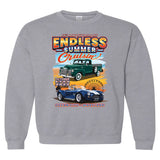 2022 Cruisin Endless Summer official car show long sleeve sweatshirt gray Ocean City MD