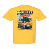 SALE - 2022 Cruisin Endless Summer official car show event t-shirt yellow Ocean City MD
